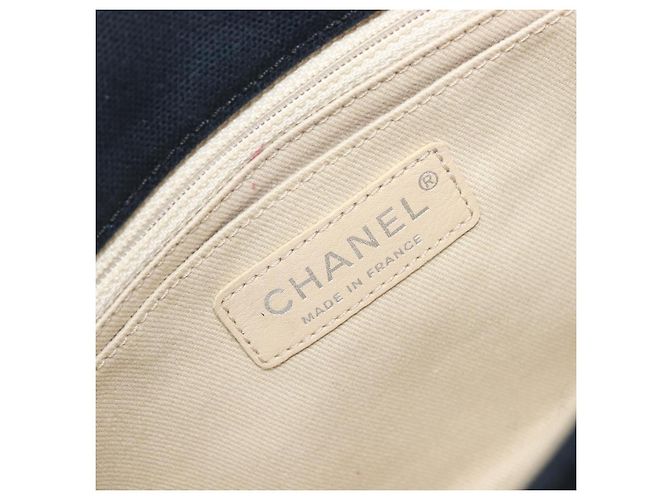 Borsa a tracolla CHANEL Matelasse con catena in tela nera argento CC Auth 205990V Nero - vista 20