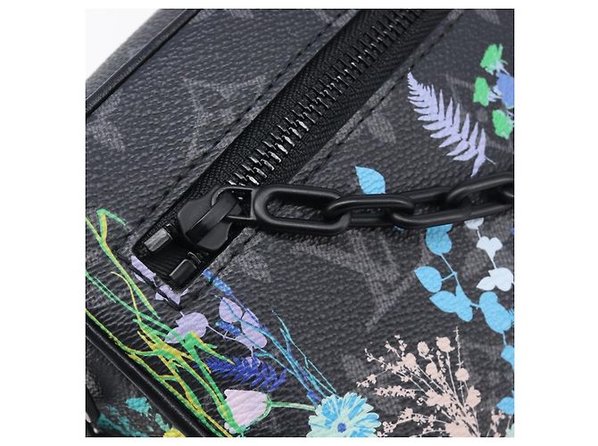 LOUIS VUITTON Monogram Eclipse Foliage Mini Soft Trunk Bag M69072 Auth 202698SM Monogramm - Ansicht 21