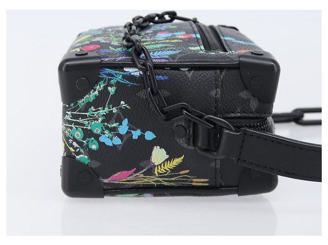 LOUIS VUITTON Monogram Eclipse Foliage Mini Soft Trunk Bag M69072 Auth 202698SM Monogramm - Ansicht 3