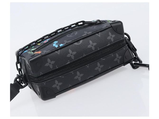 LOUIS VUITTON Monogram Eclipse Foliage Mini Soft Trunk Bag M69072 Auth 202698SM Monogramm - Ansicht 6