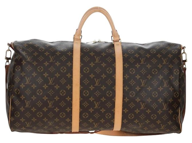 LOUIS VUITTON Monogram Keepall Bandouliere 60 Boston Bag M41412 LV Auth 203164V Monograma - vista 13