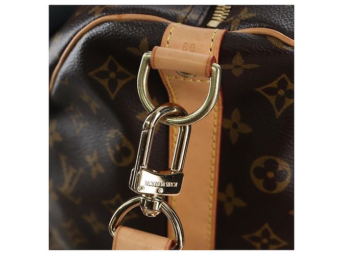 LOUIS VUITTON Monogram Keepall Bandouliere 60 Boston Bag M41412 LV Auth 203164V Monograma - vista 27