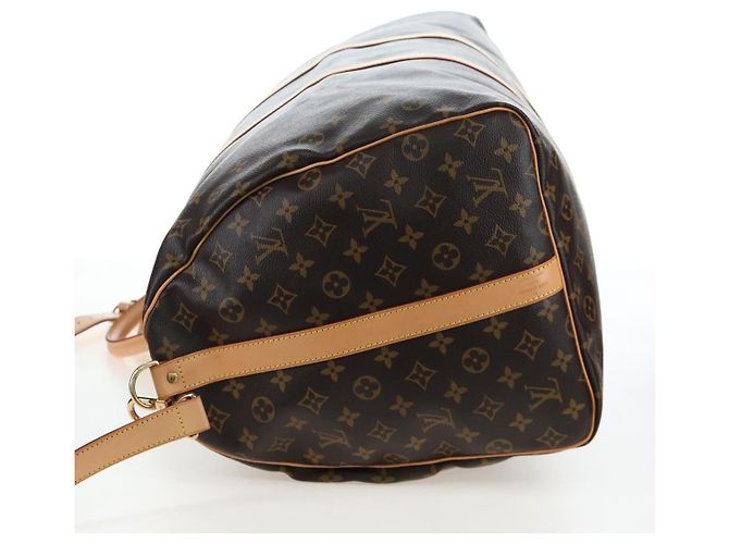 LOUIS VUITTON Monogram Keepall Bandouliere 60 Boston Bag M41412 LV Auth 203164V Monograma - vista 5