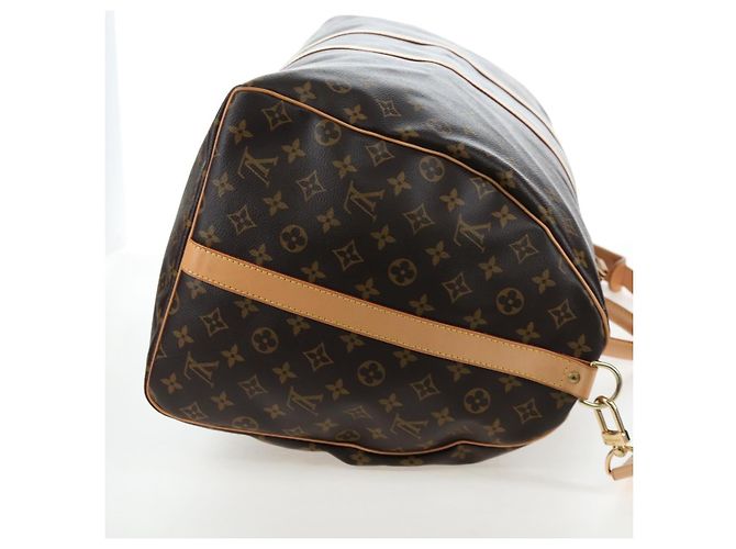 LOUIS VUITTON Monogram Keepall Bandouliere 60 Boston Bag M41412 LV Auth 203164V Monograma - vista 6