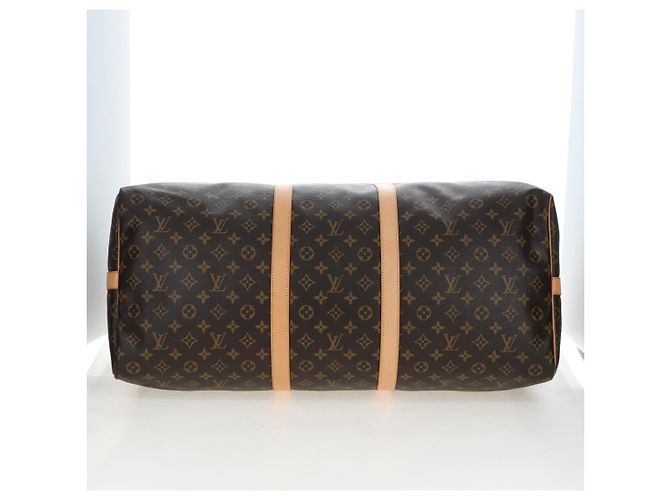 LOUIS VUITTON Monogram Keepall Bandouliere 60 Boston Bag M41412 LV Auth 203164V Monograma - vista 7