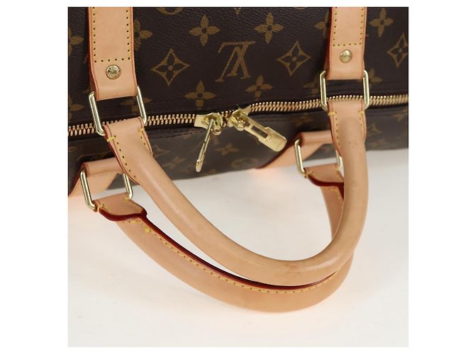 LOUIS VUITTON Monogram Keepall Bandouliere 60 Boston Bag M41412 LV Auth 203164V Monograma - vista 8