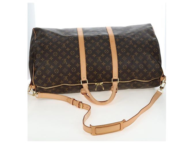 LOUIS VUITTON Monogram Keepall Bandouliere 60 Boston Bag M41412 LV Auth 203164V Monograma - vista 9