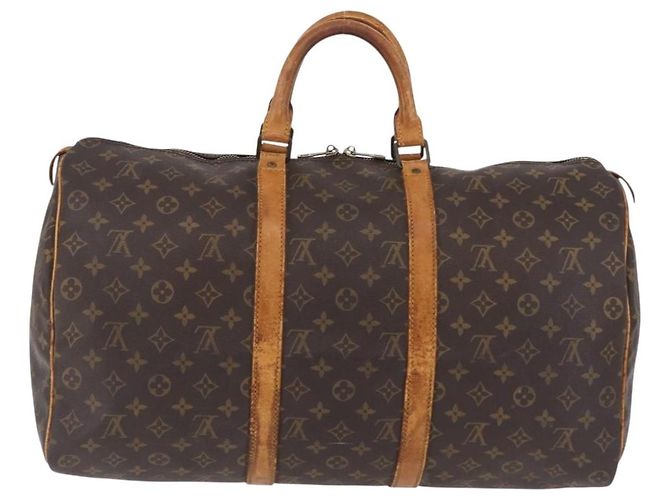 LOUIS VUITTON Monogram Keepall 50 Boston Bag M41426 LV Auth 200517 Monogramm - Ansicht 2