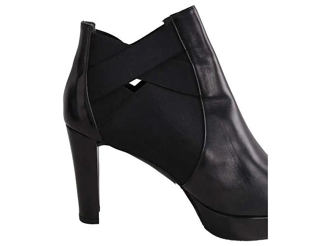 Stivaletti Stuart Weitzman in pelle nera Nero - vista 4