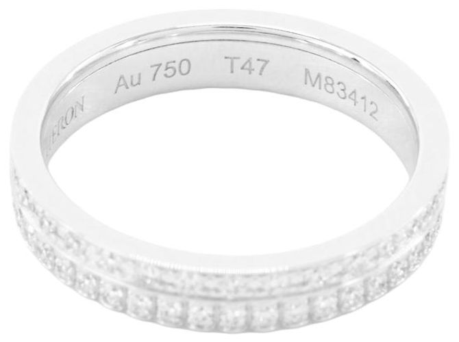 BOUCHERON - Quatre Radiant Boucheron Ehering aus Weißgold und Diamanten (T47) Silber - Ansicht 2