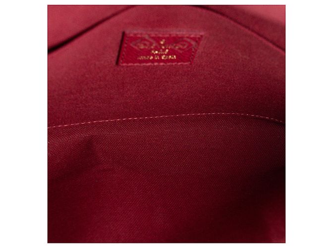 LOUIS VUITTON - Borsa a tracolla Félicie Louis Vuitton in tela monogram recubierta Marrone - vista 9