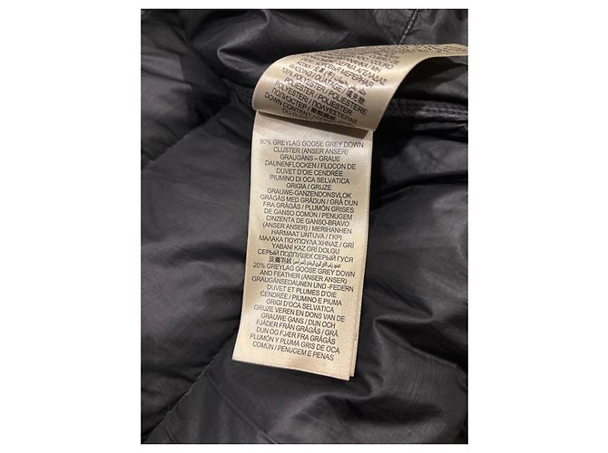 Burberry Brit Navy Wool Down Puffer Jacket Blue - view 5
