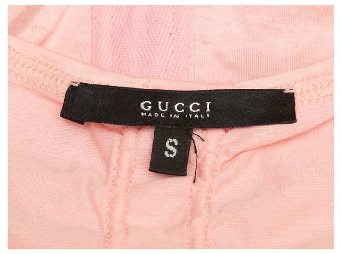 Top senza maniche rosa Gucci con scollo a V Taille US S - vista 5