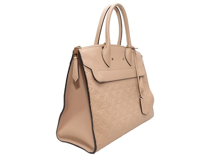 Bolsa Louis Vuitton MM com Alça de Mão Bege - vista 3