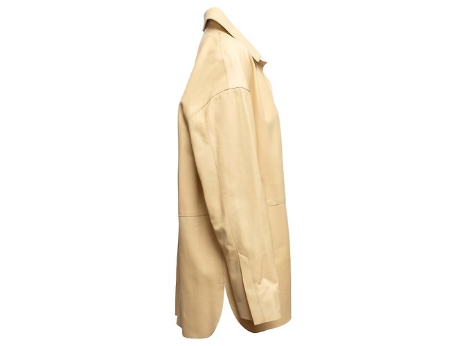 Ines et Marechal Ines & Marechal Lederjacke Butter Yellow Größe FR 40 Gelb - Ansicht 2