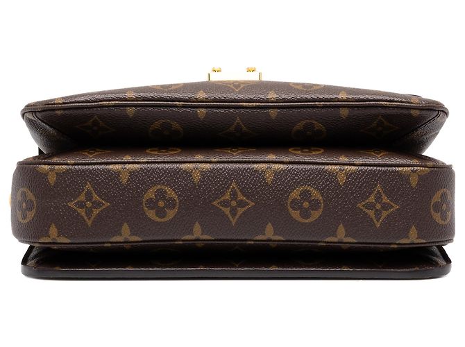 Borsa Louis Vuitton Monogram Pochette Metis Marrone - vista 3