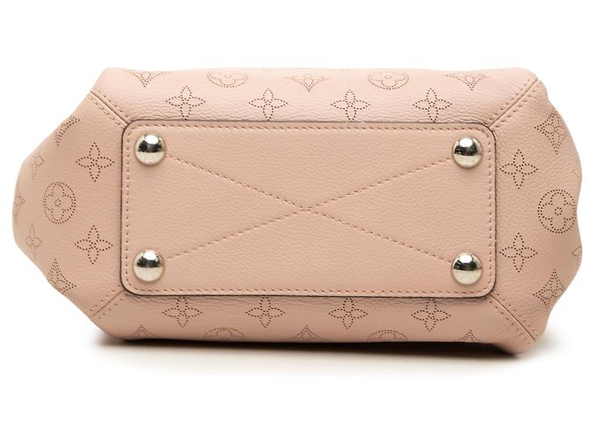 Bolsa Louis Vuitton Monogram Mahina Babylone Chain BB Rosa - vista 3