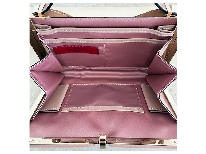 Valentino Garavani Rockstud Box Bag - Sfilata Autunno 2010 Beige - vista 11