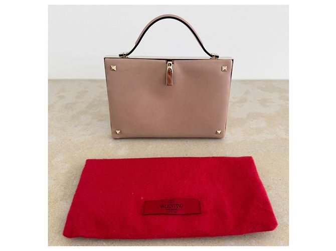 Valentino Garavani Rockstud Box Bag - Sfilata Autunno 2010 Beige - vista 12