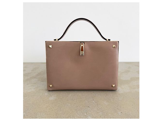 Valentino Garavani Rockstud Box Bag - Sfilata Autunno 2010 Beige - vista 13