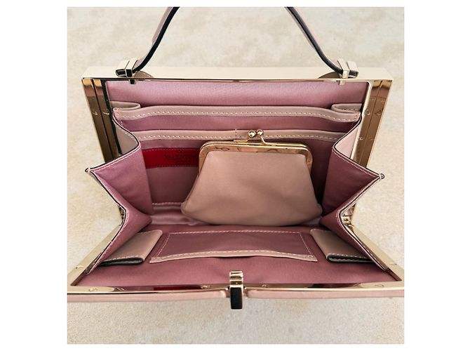 Valentino Garavani Rockstud Box Bag - Sfilata Autunno 2010 Beige - vista 9