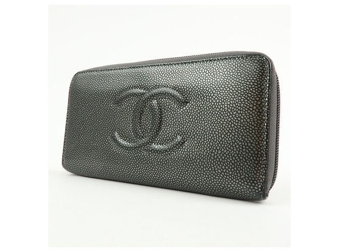 Chanel Vintage Timeless Zip Leather Metallic - view 3