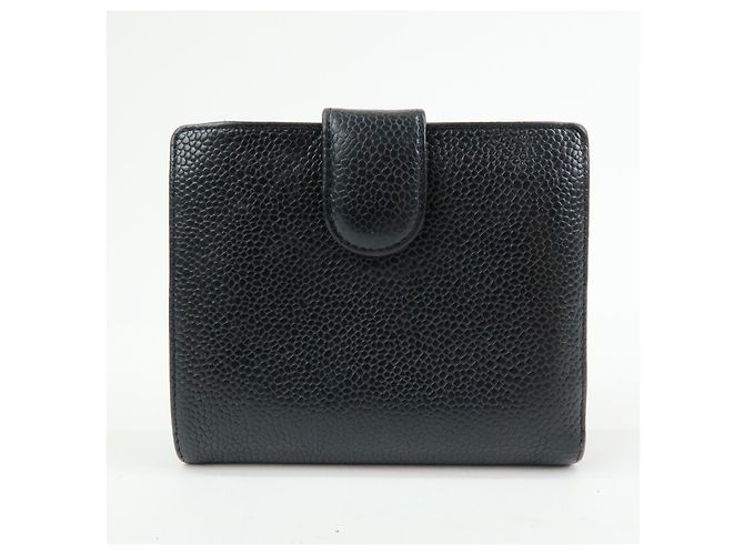 Chanel Vintage Timeless Bifold Caviar Compact Black - view 2
