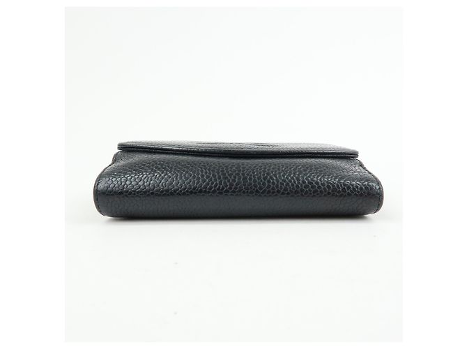 Chanel Vintage Timeless Bifold Caviar Compact Black - view 5