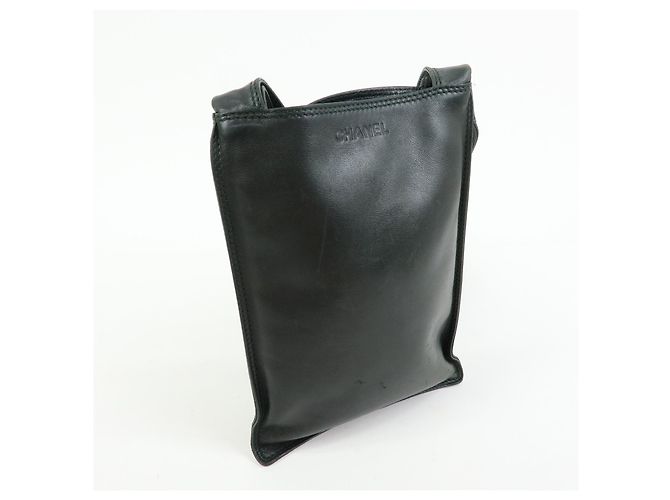 Chanel Flat CC Lambskin Schwarz - Ansicht 4