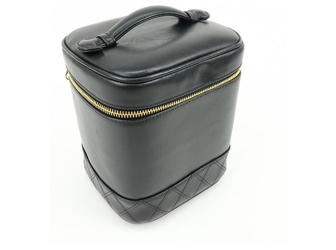 Chanel Vanity Leather Schwarz - Ansicht 4