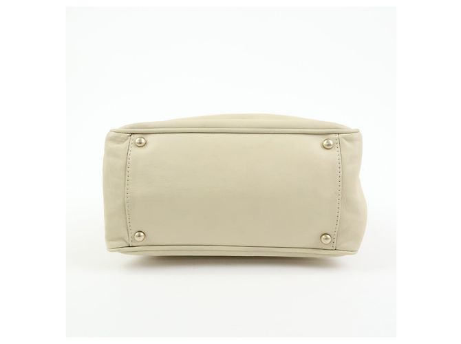 Chanel Camellia Lambskin Medium Beige - vista 5