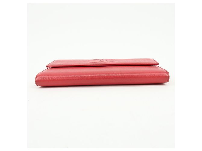 Chanel Timeless CC Flap Caviar Long Red - view 5