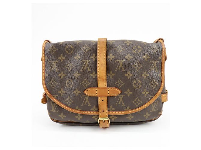 Louis Vuitton Saumur Monogram Canvas 30 Marron - vue 2