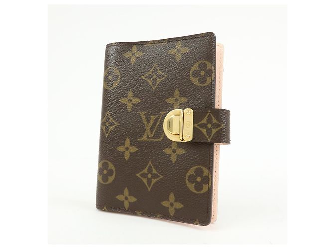 Copertina Agenda Louis Vuitton Koala Ring Monogram Canvas Small Marrone - vista 3