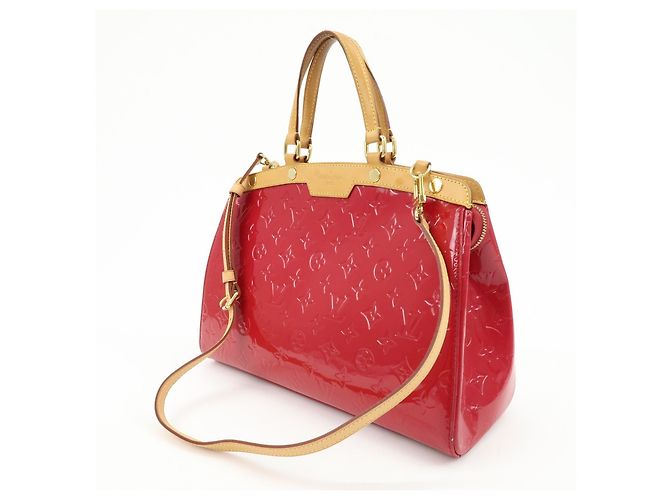 Louis Vuitton Brea Monogram Vernis MM Rot - Ansicht 3