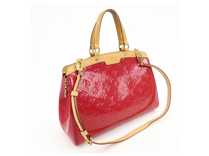 Louis Vuitton Brea Monogram Vernis MM Rot - Ansicht 4