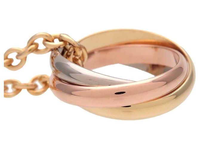 Cartier Trinity Choker 18K Tricolor Gold Golden - view 4