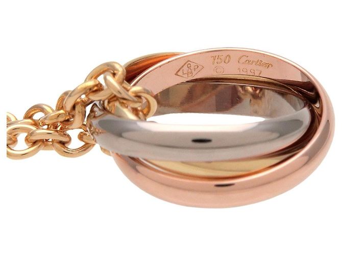 Cartier Trinity Choker 18K Tricolor Gold Golden - view 5