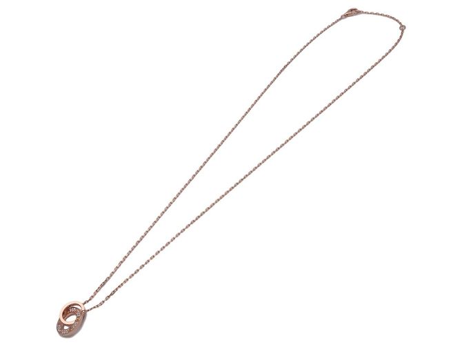 Cartier Love Interlocking Pave 18K Rose Gold and Diamonds Rosa - vista 3