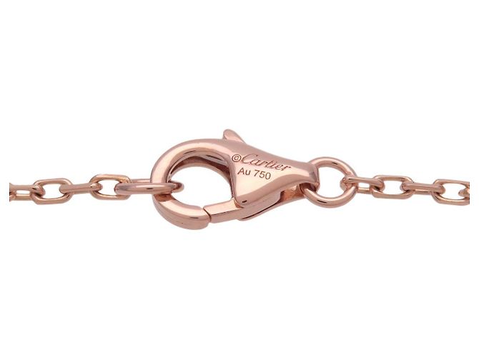 Cartier Love Interlocking Pave 18K Rose Gold and Diamonds Rosa - vista 5