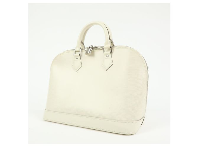 Louis Vuitton Alma Epi Leather PM Blanc - vue 3