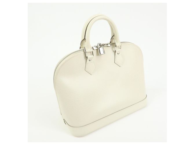 Louis Vuitton Alma Epi Leather PM Blanc - vue 4