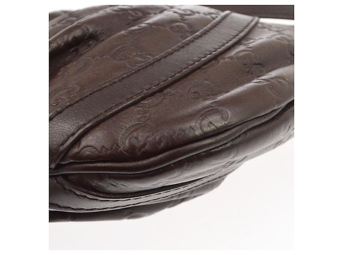 Gucci D Ring Messenger Guccissima Leather Small Braun - Ansicht 6