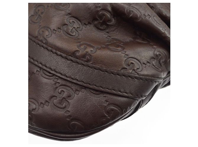 Gucci D Ring Messenger Guccissima Leather Small Braun - Ansicht 7