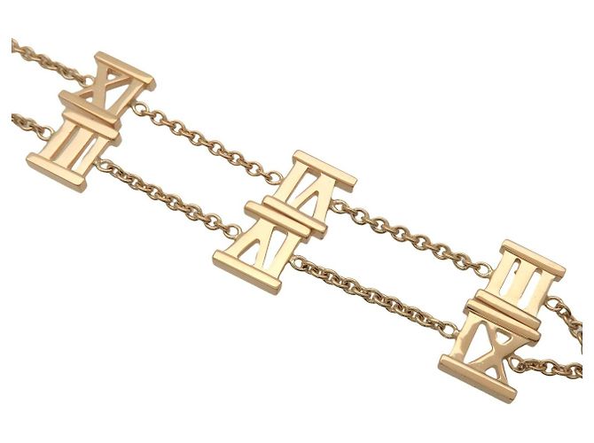 Tiffany & Co. Atlas Open Link 18K White Gold D'oro - vista 3