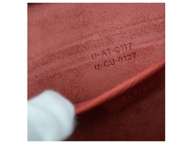 Céline Celine Luggage Grainy Leather Nano Rosso - vista 5