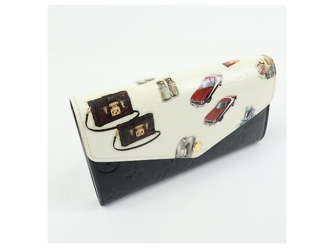 Cartera Louis Vuitton Sarah NM Edición Limitada Stickers Monogram Vernis Multicolor - vista 4
