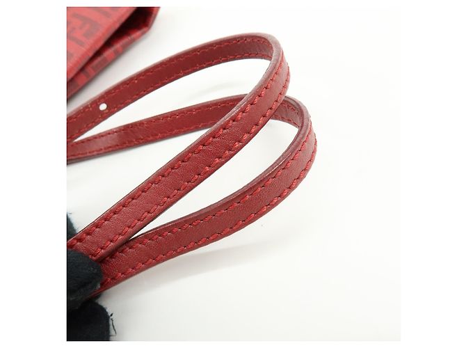 Fendi Superstar Zucchino Coated Canvas Large Rouge - vue 7