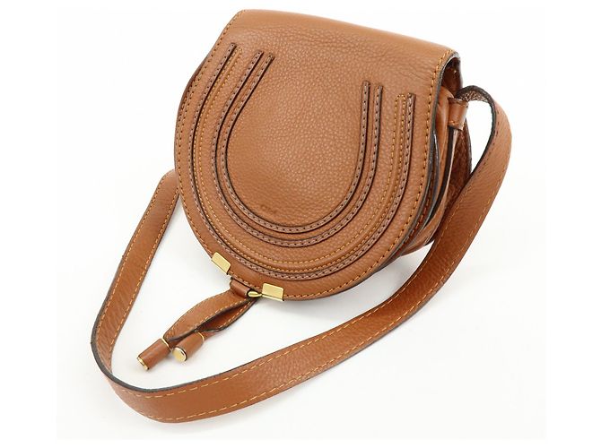 Chloé Chloe Marcie Leather Mini Braun - Ansicht 3