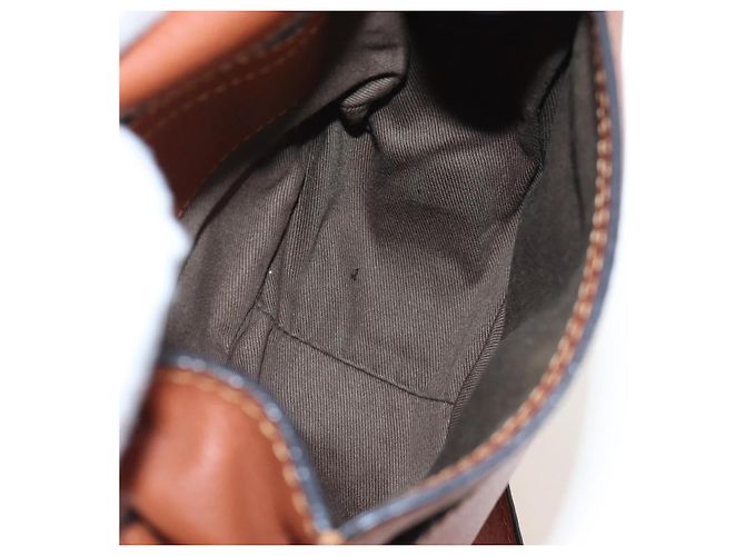 Chloé Chloe Marcie Leather Small Castaño - vista 5